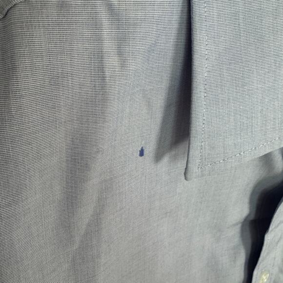 J.Crew Classic Fit Button Up Shirt Mens M Blue Long Sleeve Stretch Cotton Blend - Picture 4 of 6